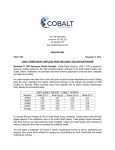 Cobalt Power Group Inc. is a publicly traded Canadian exploration