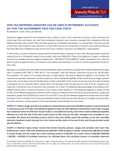 how tax-deferred annuities can be used in retirement accounts so