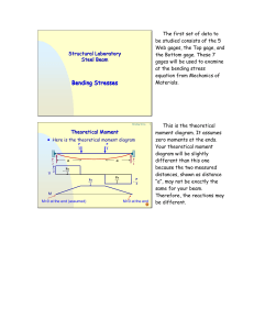 Bending Stresses