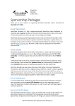 SPS ​Lisbon 2016 Sponsorship Packages