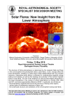 Solar Flares: New Insight from the Lower Atmosphere