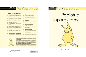 Pediatric Laparoscopy