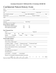 Chiropractic Patient Intake Form