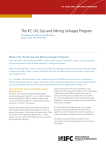 The IFC Oil, Gas and Mining Linkages Program
