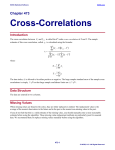 Cross-Correlations