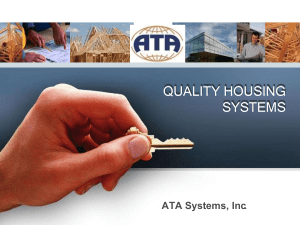 Name of presentation - ATA Systems Incorporated