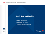 OSFI`s approach can be defined as: Reliance based