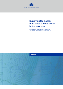 Survey on the Access to Finance of Enterprises in the euro area
