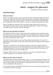 Istent - surgery for glaucoma - Sandwell and West Birmingham