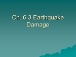 Ch. 6.3 Earthquake Damage