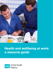 Health and wellbeing at work: a resource guide