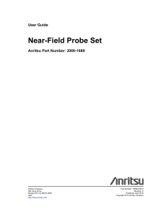 Near-Field Probe Set User Guide
