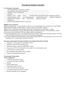Procedural sedation checklist