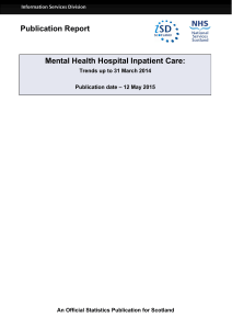 Publication Report Mental Health Hospital Inpatient