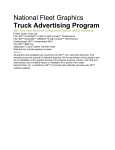 National Fleet Graphics Truck Advertising Program Materials