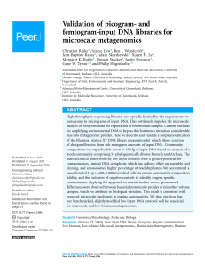 Validation of picogram- and femtogram-input DNA libraries