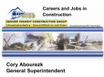 Construction careers and opportunities