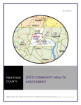 2012 community health assessment - Hertford County Public Health