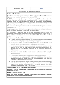Nauru Information on Tax Identification Numbers
