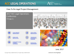 How to Do Legal Project Management SUBMITTED