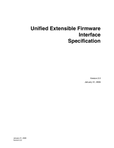 Unified Extensible Firmware Interface Specification 2.0