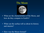 Chapter 9 – the Moon
