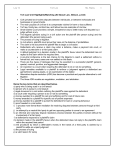 Tort Law Unit Highlights/Matching (All About Law, Gibson, p