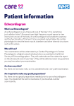 Patient information - St Mary`s NHS Treatment Centre