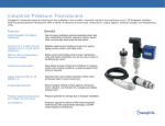 Industrial Pressure Transducer Product Launch Card (MS-05