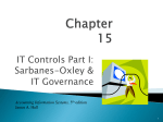 Chapter 15 - Accounting and Information Systems Department