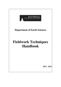 Fieldwork Techniques Handbook - Royal Holloway, University of
