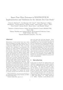 Space-Time Wave Extremes in WAVEWATCH III: Implementation