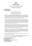 REPÚBLICA DE ANGOLA MINISTÉRIO DAS FINANÇAS