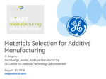 Materials Selection for Additive Manufacturing