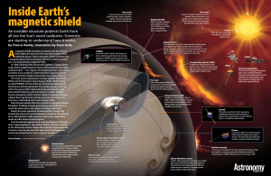 Inside Earth`s magnetic shield