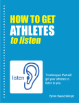 7 techniques that will get your athletes to listen to