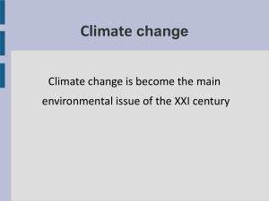 Climate change