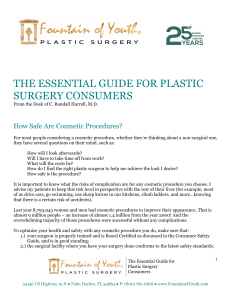 the essential guide for plastic surgery consumers