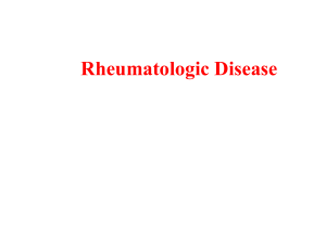 (or Rheumatic) Disease