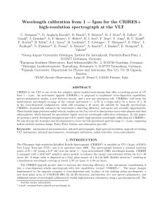 Wavelength calibration from 1 − 5µ m for the CRIRES+ high