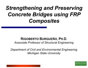 Strengthening and Preserving Concrete Bridges using FRP
