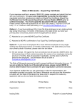 Equal Pay Certificate Form