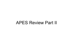 APES Review Part II