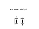 Apparent Weight