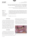 Verrucous Carcinoma of the Lower Lip: A Case Report