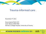 Trauma-informed care - College of Physicians and Surgeons of