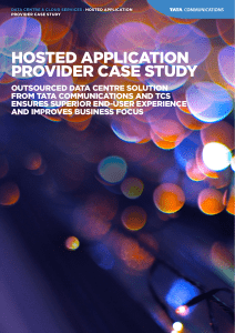 hosted application provider case study
