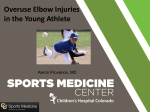 Overuse Elbow Injuries in the Young Athlete