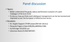 Panel discussion - Indico
