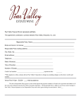 Pear Valley Vineyard Event Agreement and Rules This agreement